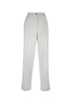 Cruna Pleated Corduroy Trousers In Gray