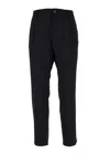 Cruna Pleated Trousers In Notte