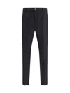 Cruna Virgin Wool Pants In Black