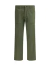 Cruna Cork Patch-pockets Trousers In Green