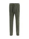 Cruna Mitte Corduroy Trousers In Green