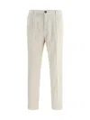 Cruna Mitte Corduroy Trousers In Neutral
