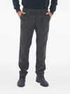 Cruna Pinstriped Trousers In Gray