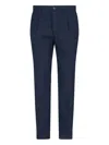 Cruna Brera" Slim Pants - Navy In Blue