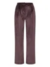 Cruna Pleated-front Corduroy Trousers In Brown