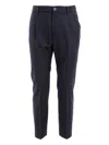 Cruna Pleated-front Trousers In Black