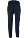 Cruna Pleated Trousers In Blue