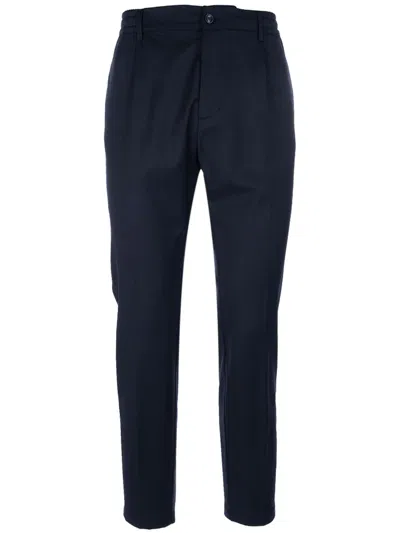 Cruna Pleated Trousers In Blue