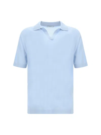Cruna Polo Shirt In Azzurro
