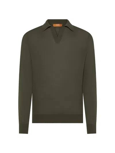 Cruna Portofino Long-sleeve Jumper In Green