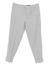 Cruna Pressed-crease Trousers In Gray