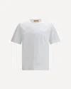 Cruna Crew-neck Patch Pocket T-shirt In White