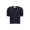 Cruna Short Sleeve Pullover In Blue