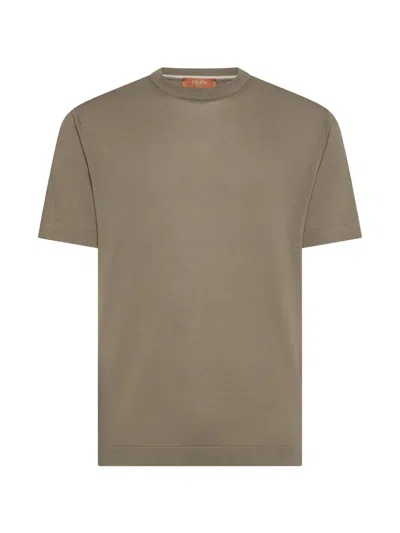 Cruna Short-sleeve T-shirt In Brown