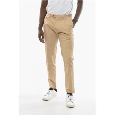 Cruna Smooth Fit Raval Single-pleat Pants In Brown
