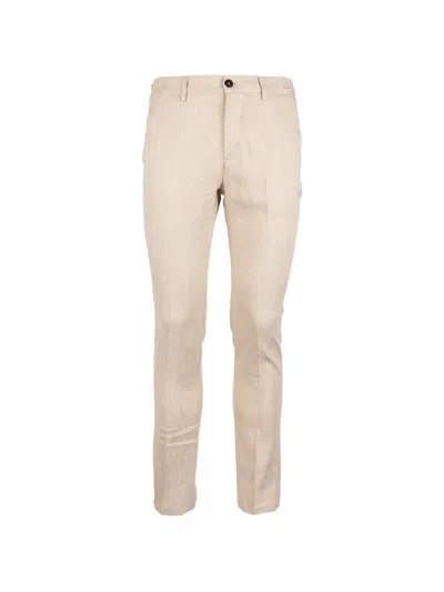 Cruna Solferino Slim-fit Trousers In Neutral