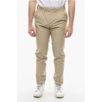 Cruna Solid Color Roppongi Double-pleat Men's Pants