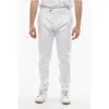 Cruna Stretch Cotton Raval Single-pleat Pants In White