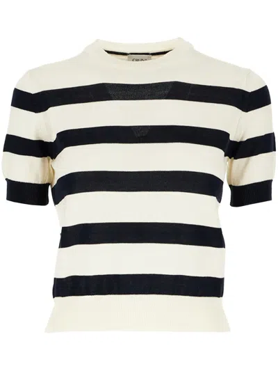 Cruna Striped T-shirt In Blue