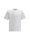 Cruna Crew-neck Patch Pocket T-shirt In White