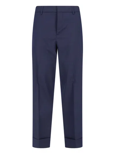 Cruna Tailored Pants "bergen" In Blue