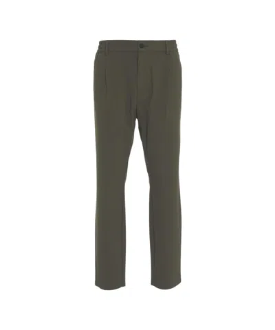 Cruna Tapered Fit Pants 'mitte' In Green