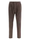 Cruna Mitte Corduroy Trousers In Brown