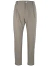 Cruna Pleated Trousers In Gray