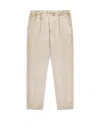 Cruna Ecru Linen Trousers