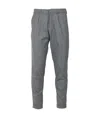 Cruna Elasticated-waist Cuffed Trousers In Gray
