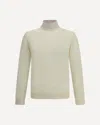 Cruna Mock-neck Long-sleeved Sweater In White