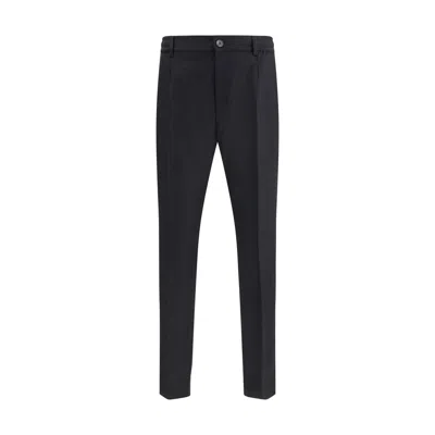 Cruna Virgin Wool Pants In Black