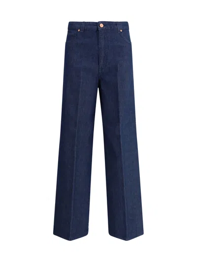 Cruna Wide Leg Jeans In Notte