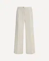 Cruna Pleated-front Trousers In White