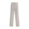 Cruna Welt Pockets Button Trousers In White