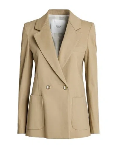 Cruna Woman Blazer Beige Size 4 Modal, Polyester