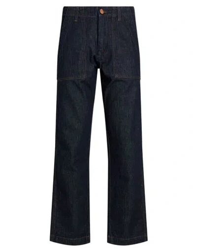 Cruna Woman Jeans Blue Size 8 Cotton, Rubber