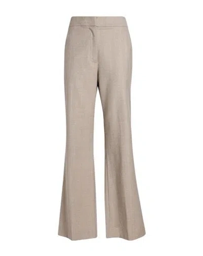 Cruna Woman Pants Beige Size 6 Virgin Wool, Elastane In Sand