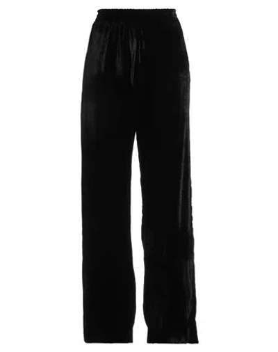 Cruna Woman Pants Black Size 10 Viscose, Polyamide