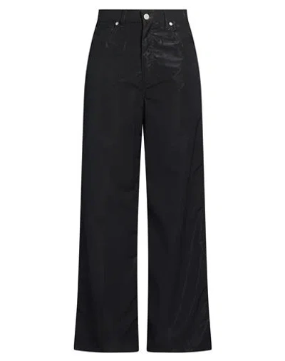 Cruna Woman Pants Black Size 2 Virgin Wool, Polyamide