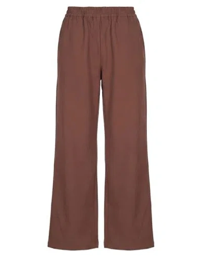 Cruna Woman Pants Brown Size 0 Lyocell