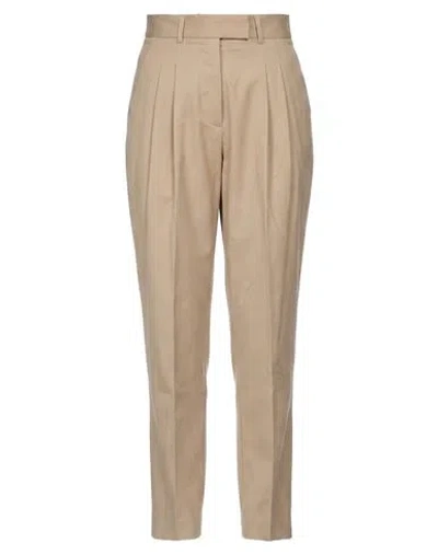 Cruna Woman Pants Khaki Size 2 Virgin Wool, Cotton In Gold