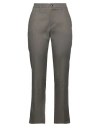 Cruna Woman Pants Khaki Size 4 Lycra, Cotton, Elastane In Beige