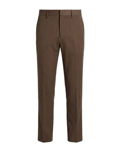 Cruna Woman Pants Khaki Size 4 Virgin Wool, Polyamide In Sand
