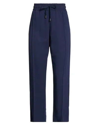 Cruna Woman Pants Midnight Blue Size 2 Polyester, Viscose, Elastane