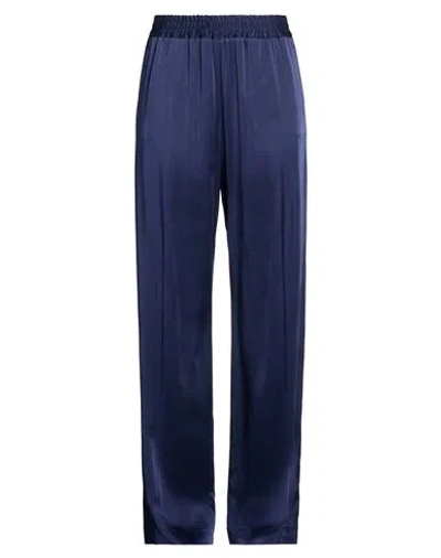 Cruna Woman Pants Midnight Blue Size 4 Viscose