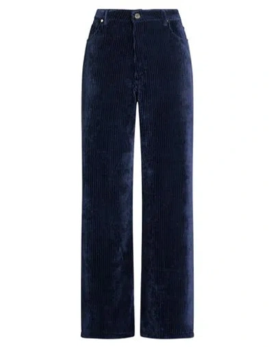 Cruna Woman Pants Navy Size 2 Polyester, Elastane