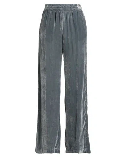 Cruna Woman Pants Slate Blue Size 6 Viscose, Polyamide