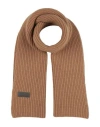 Cruna Woman Scarf Camel Size - Wool, Cashmere