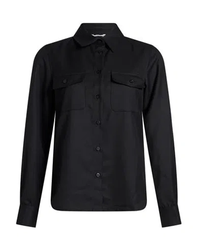 Cruna Woman Shirt Black Size 10 Polyester, Viscose
